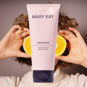 Mary Kay matte skin closeup showing reduced shine and refined texture