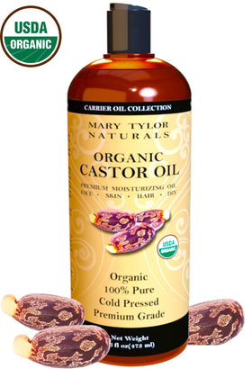 Mary Tylor Naturals label close-up highlighting USDA organic certification benefit