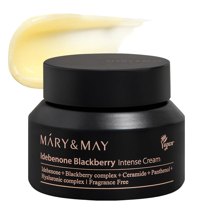 Mary&May front jar view showing elegant packaging and clear product identity