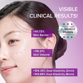 Mary&May cream staged in night routine to show final-step application benefit