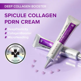 Mary&May cream texture close-up highlighting concentrated formula benefit