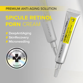 Mary&May open jar revealing cream texture that absorbs quickly for smoother skin