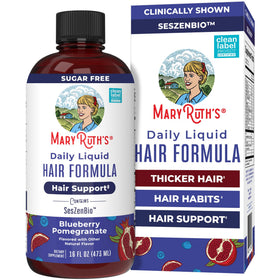 MARYRUTH'S front bottle view showing product and clear usage benefits