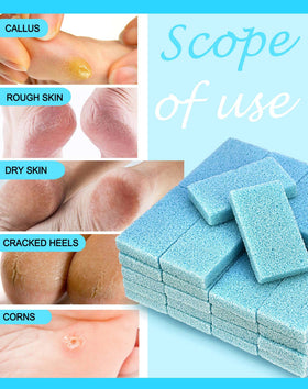 MARYTON close-up texture of foam pumice, consistent abrasion for calluses