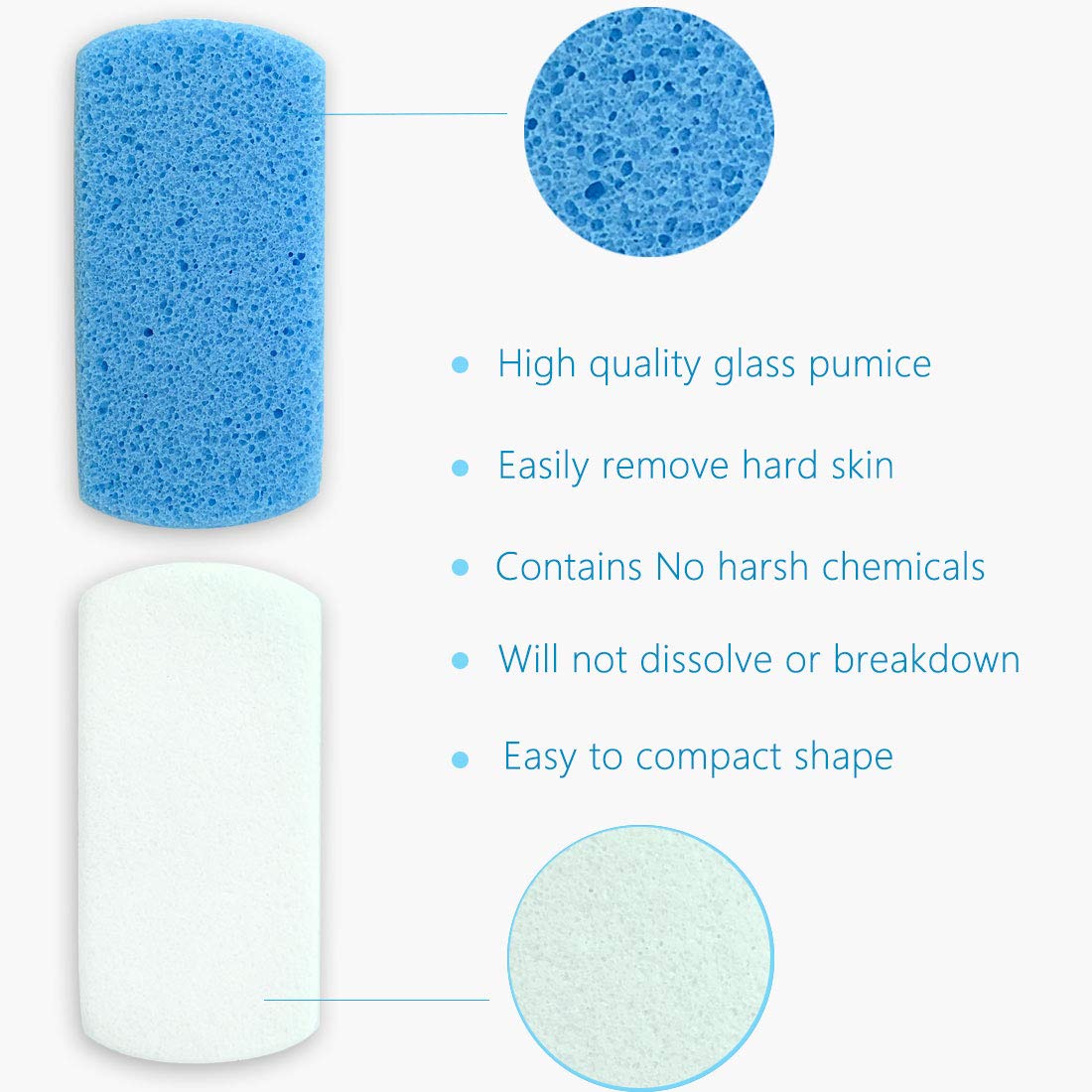 MARYTON close view of double-sided pumice showing coarse and smooth faces