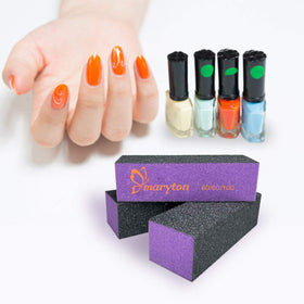 MARYTON blocks on salon station showing professional-ready manicure tools