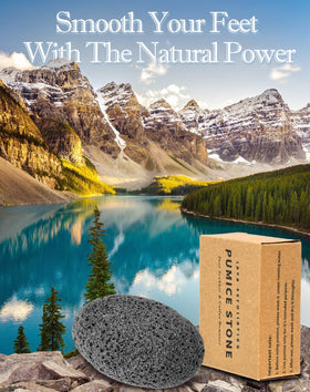 MARYTON pumice close-up texture highlighting porous surface for effective exfoliation