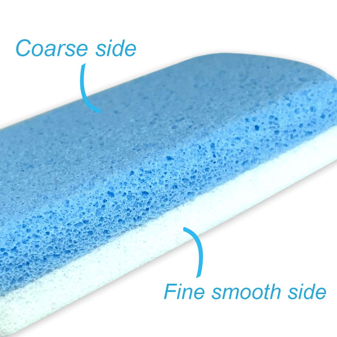 MARYTON pumice stone held in hand demonstrating ergonomic grip and control