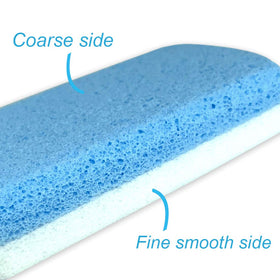 MARYTON pumice stone held in hand demonstrating ergonomic grip and control