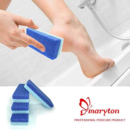 maryton pumice stone being used in shower showing wet use convenience and faster softening