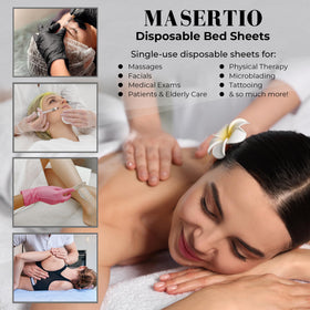 MASERTIO face cut-out detail emphasizing ergonomic support during treatments