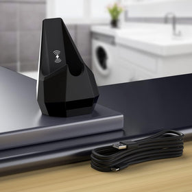 Masinvi scale comparison with hand showing compact size and travel convenience benefit