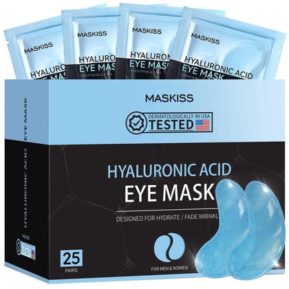 Maskiss front packaging showing 25 pairs and benefits for brighter eyes
