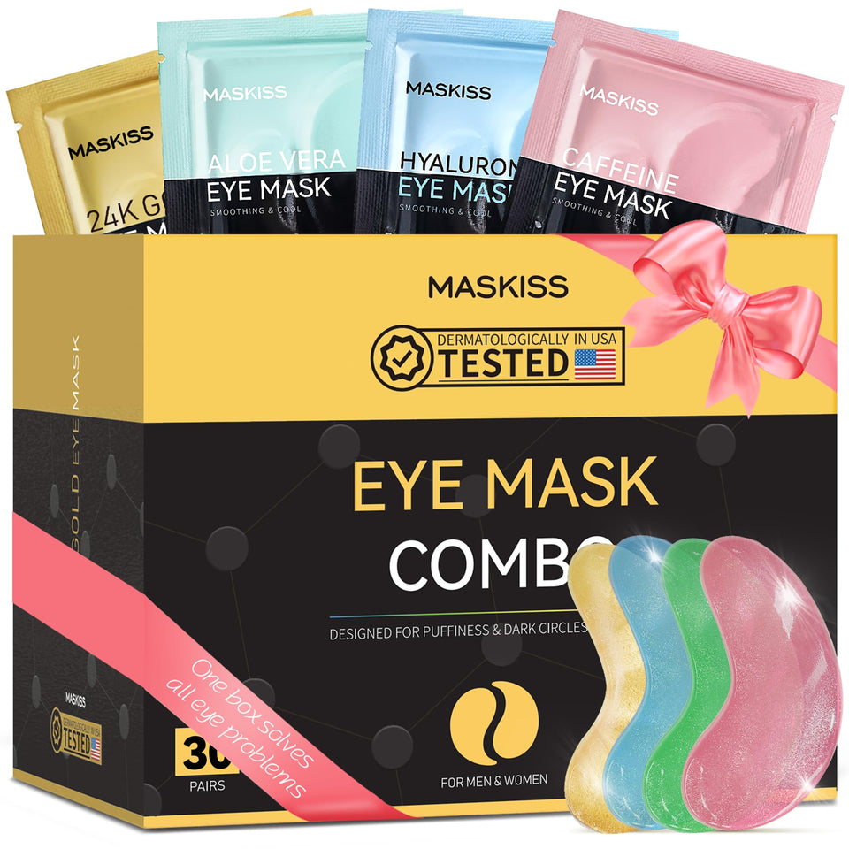 Maskiss front packaging showing 30 pairs and four colors, conveys convenience