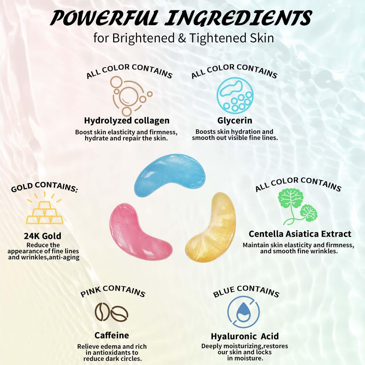 Maskiss pink caffeine mask texture showing energizing, brightening effect