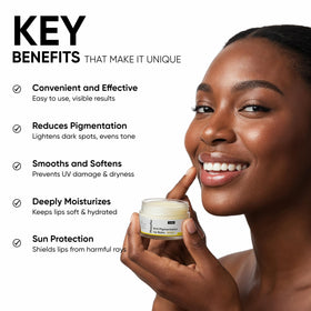 Masofta ingredient layout with shea butter and kojic acid