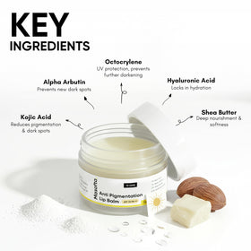 Masofta open twist stick revealing balm surface and ease