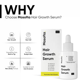 Masofta applied to scalp demonstration for easy targeted use benefit