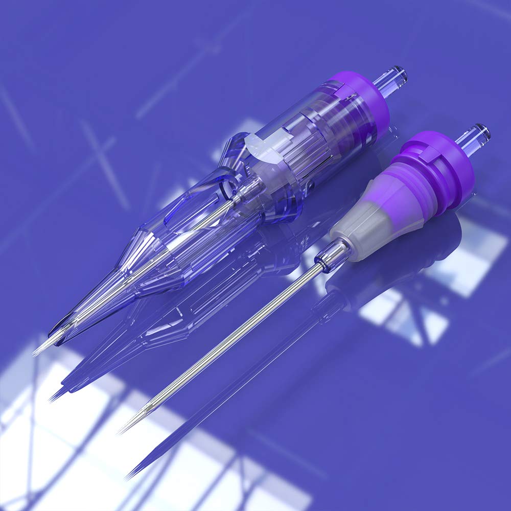 MAST TATTOO clear cartridge body revealing ink flow for precision