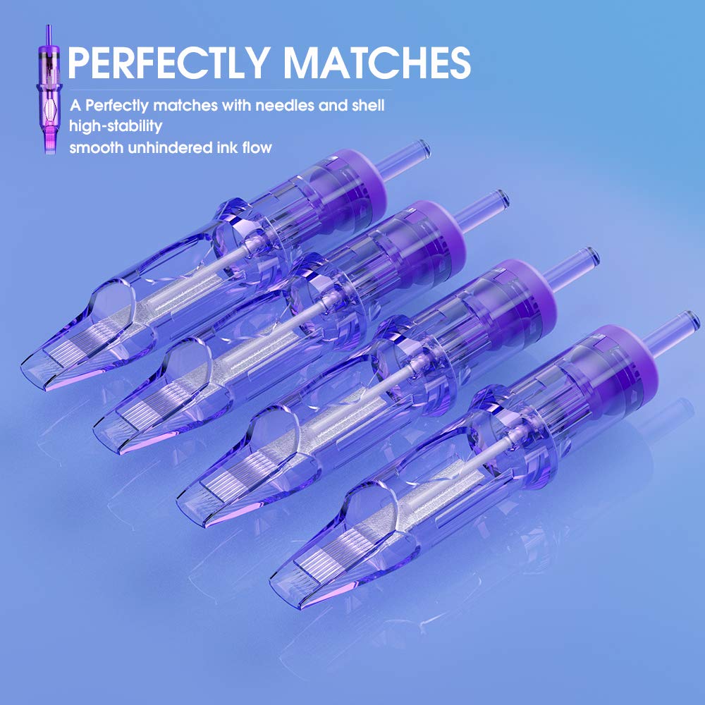 MAST TATTOO clear cartridge body showing internal channeling to reduce friction