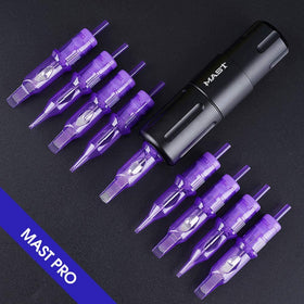 MAST TATTOO side label with specs and lot info for traceability and safety