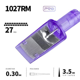 MAST TATTOO clear plastic cartridge body detail showing ink visibility to aid quick color checks