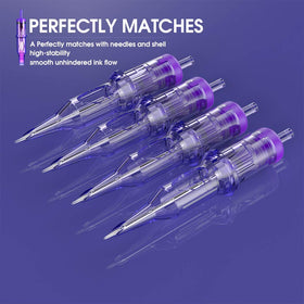 MAST TATTOO clear purple body under light for quick visual inspection advantage