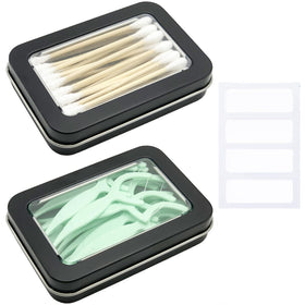MatFirsmo front view showing slim black travel holder and visible contents benefit