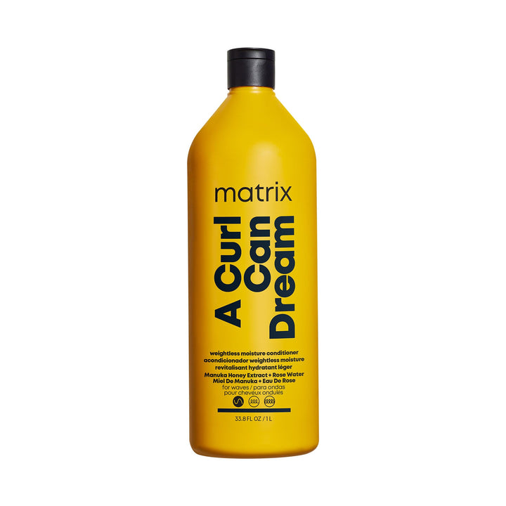 MATRIX front packaging showing conditioner and clear wave benefits
