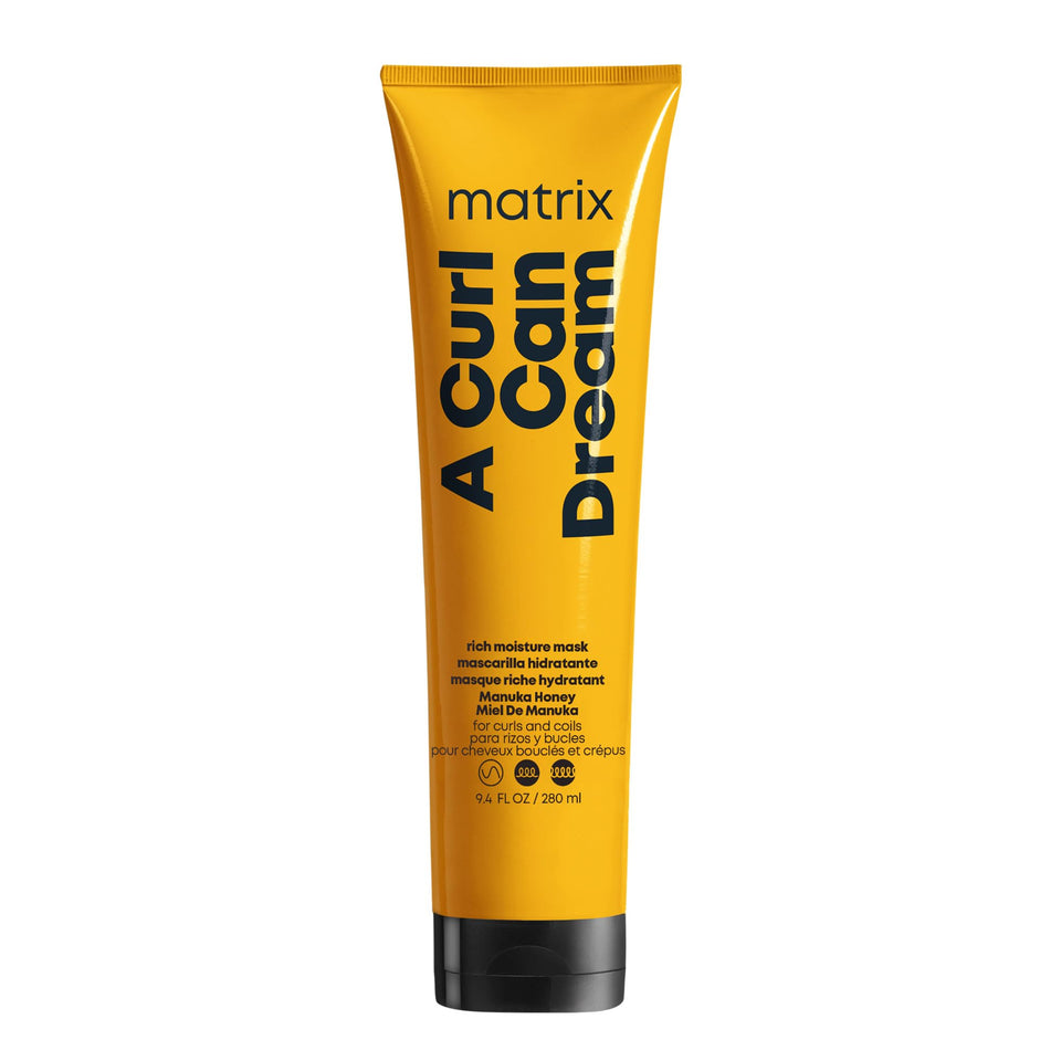 MATRIX front packaging of Rich Mask showing jar and branding benefits