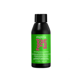 MATRIX front bottle shot showing label and travel-friendly size, clear product identity benefit
