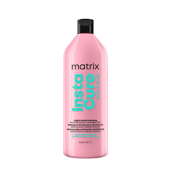 MATRIX front bottle showing label and size, highlights bond repair benefits