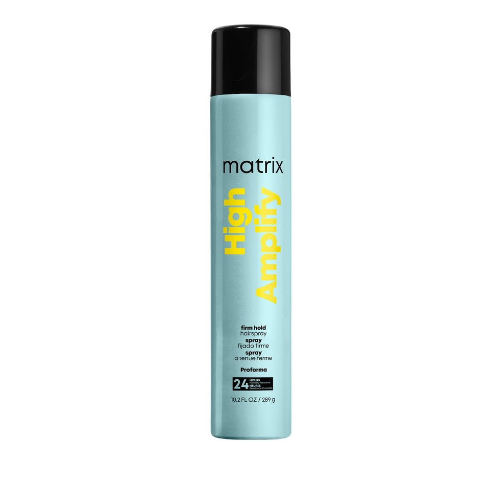 Matrix front packaging showing tall can for easy product recognition and salon-quality finish