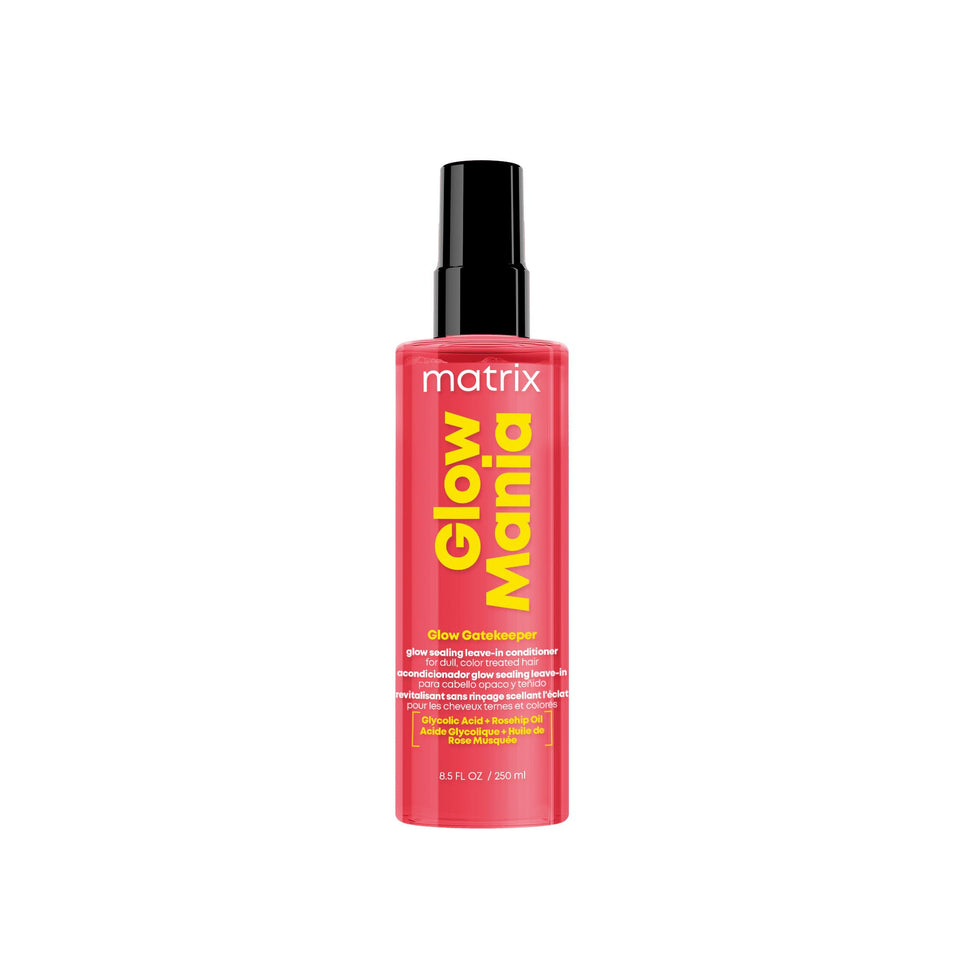 MATRIX front packaging showing bottle and label, highlights professional gloss benefit