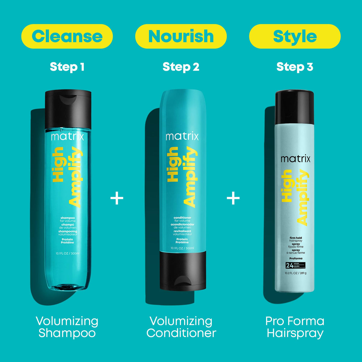 Matrix styled waves in lifestyle setting showing long-lasting hold and humidity resistance