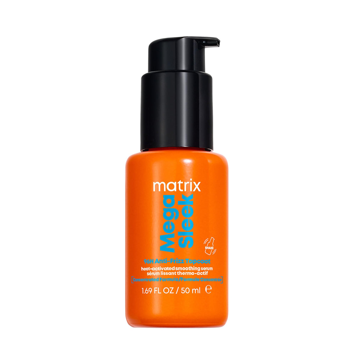 Matrix bottle front packaging showing sleek design and benefits