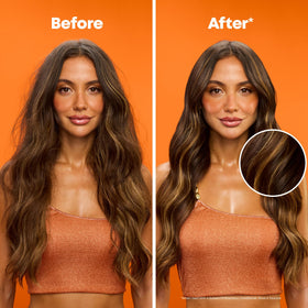 Matrix conditioner applied in shower showing detangling and smoothness benefits