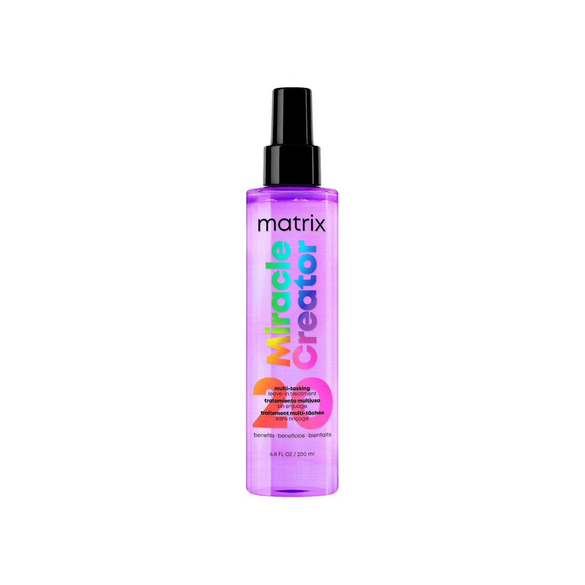 Matrix Miracle Creator front packaging showing bottle and branding benefits