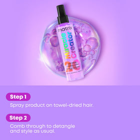 MATRIX ingredient display emphasizing oils and humectants for nourishment benefit