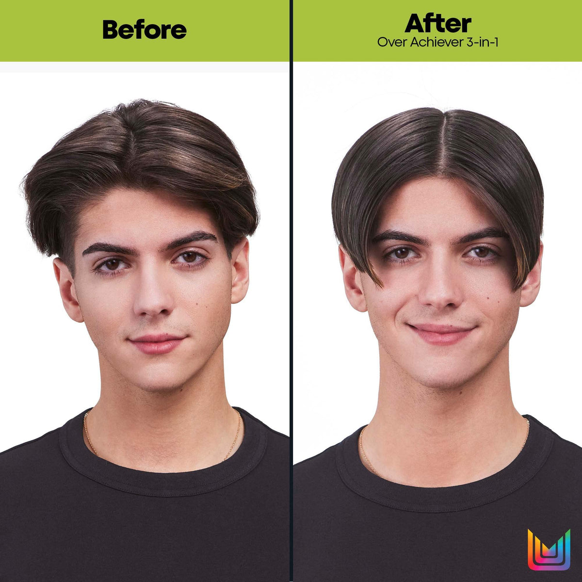 MATRIX product on hands warmed for quick reworking and even application