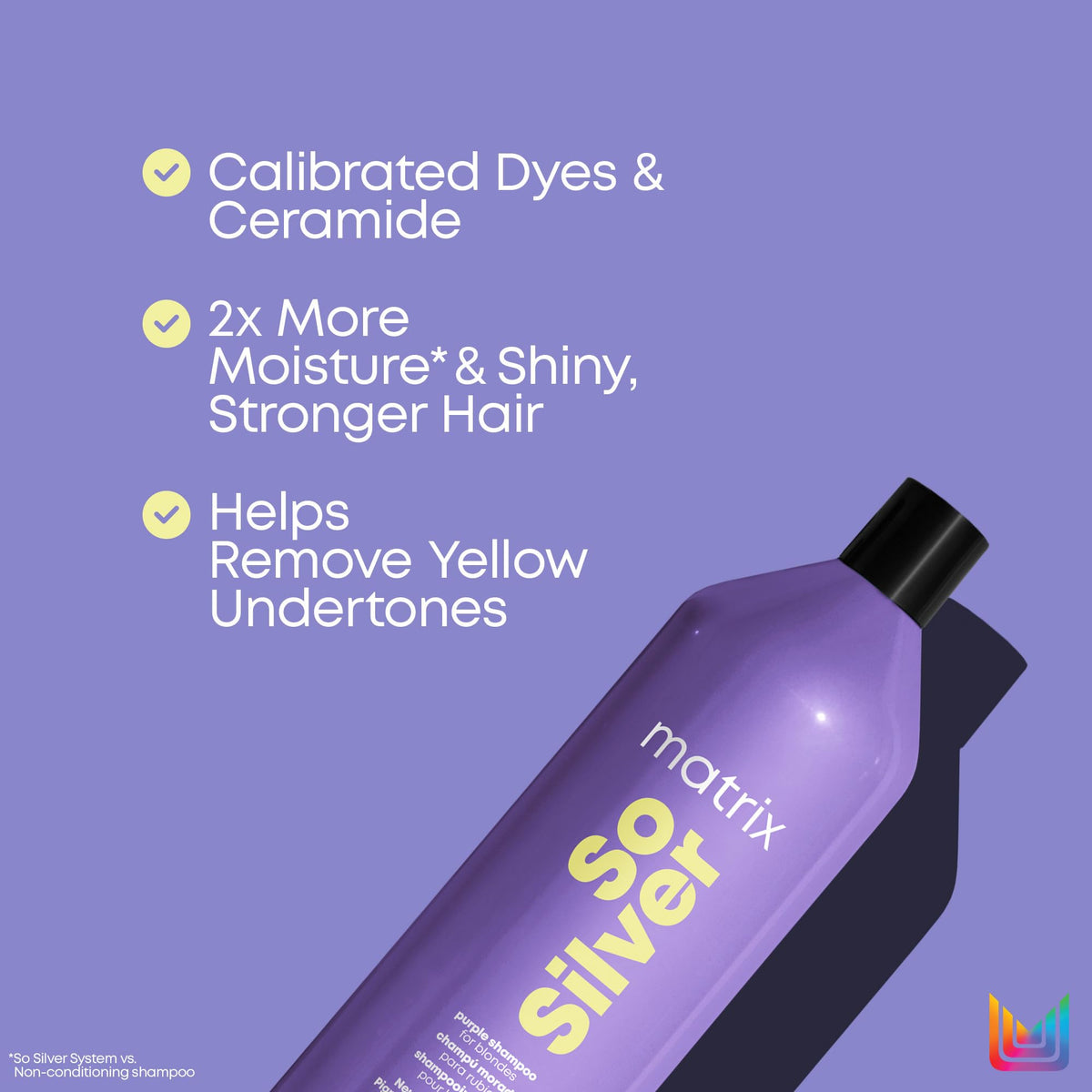 MATRIX bottle beside everyday objects demonstrating the 33.8 fl oz size and value
