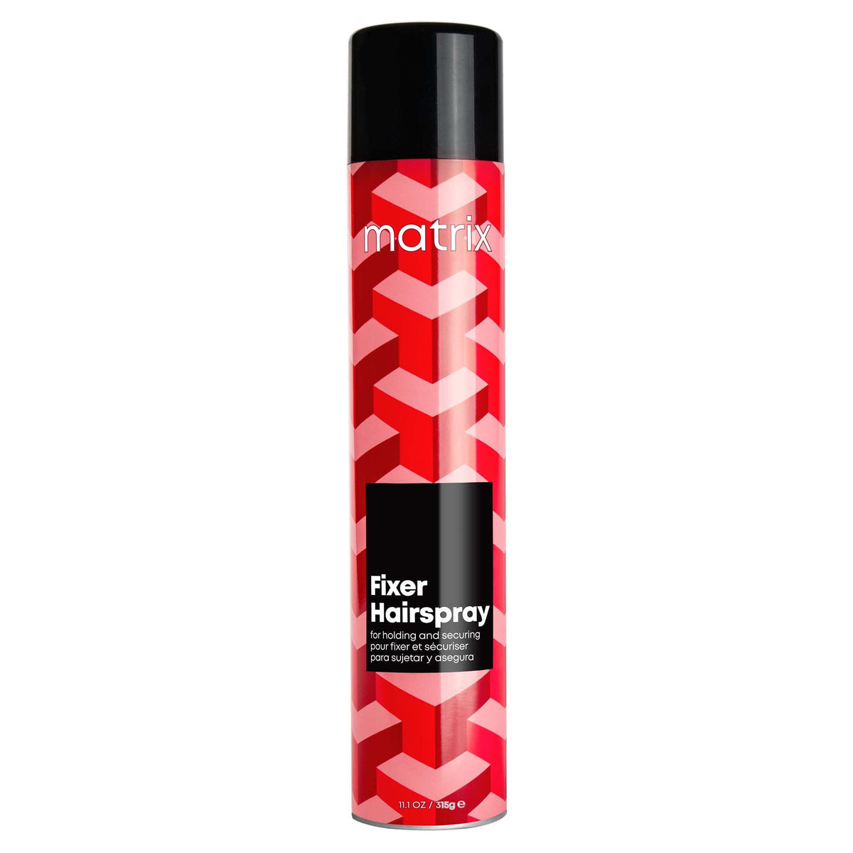 Matrix front packaging showing product and clear branding for styling hold