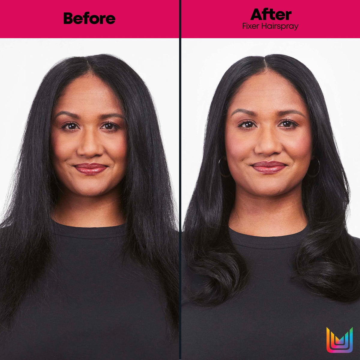 Matrix spray texture sample mist illustrating lightweight coverage and lift