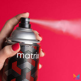 MATRIX Vavoom next to a ruler to show the 15 oz can size and portability benefit