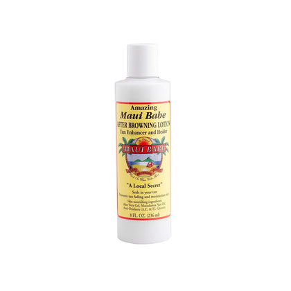 Maui Babe front bottle view showing label and 8 fl.oz size for quick identification and appeal