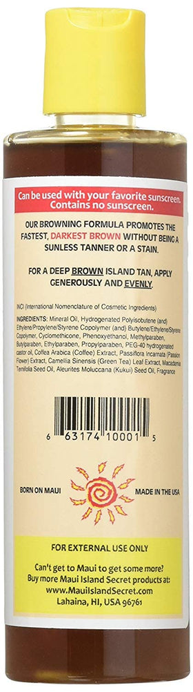 Maui Island Secret kukui nut and coffee bean close-up highlighting natural ingredients