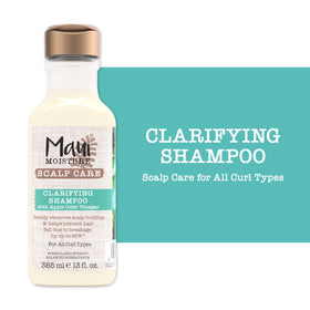 Maui Moisture angled bottle with cap highlighting dispensing ease