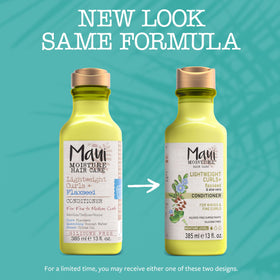 Maui Moisture back label with ingredients and usage for clarity