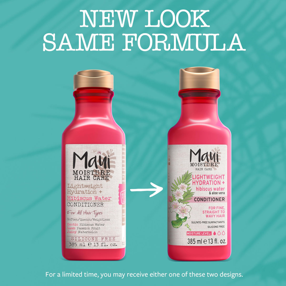 Maui Moisture back label close-up showing ingredients and usage details for informed shoppers
