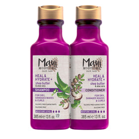 Maui Moisture front packaging showing two bottles and benefit of deep hydration